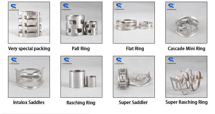 industrial tower packing stainless steel ss304 ss316l metal VSP inner arc ring 25mm chemical random tower packing