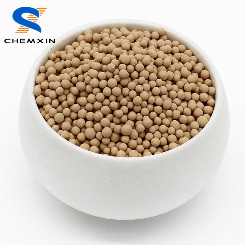 CHEMXIN 3-5mm zeolite 4a molecular sieve beads adsorbent desiccant for dehumidification