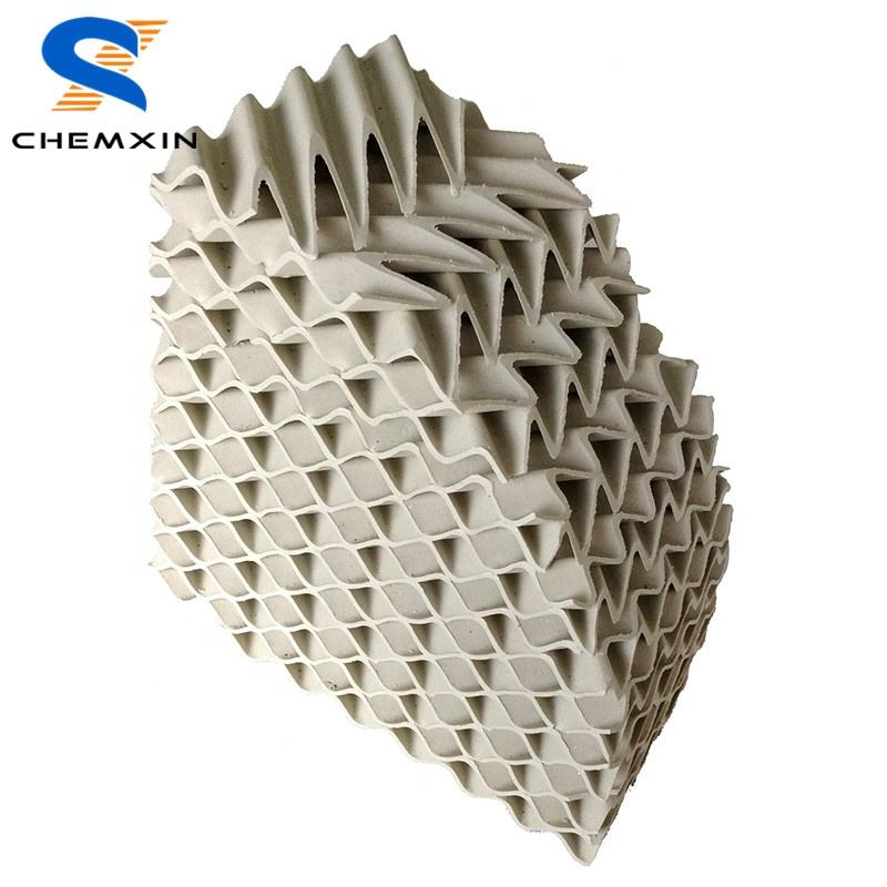 high quality 125Y 250Y 350Y light ceramic structured packing for packing scrubber tower