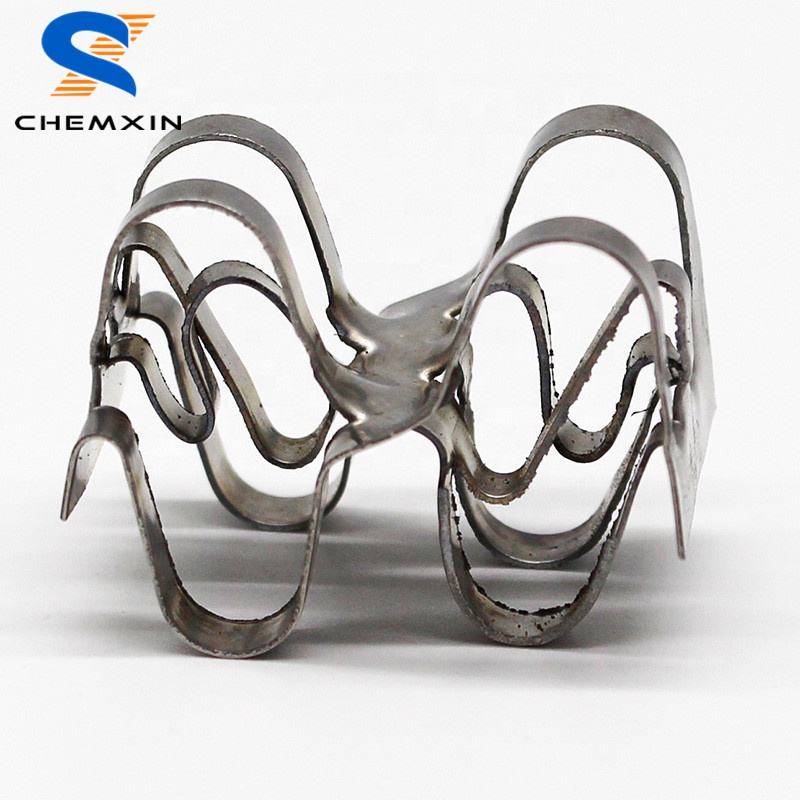 Chemical 15mm 25mm 40mm 50mm Stainless Steel Metal Super Raschig Rings For Tower Packing