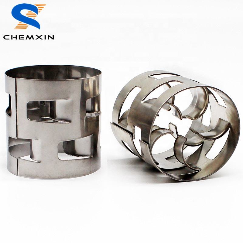 Stainless steel metal random tower packing media 25mm 38mm 50mm 76mm metal pall ring for stripping