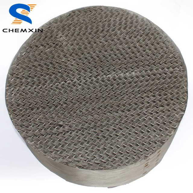 lower pressure drop 250AX 500BX 700CY SS 304 316 metal wire gauze packing for distillation column