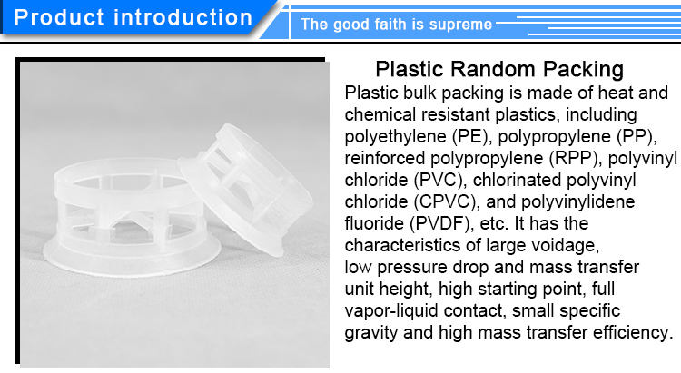 Chemxin Plastic scrubber tower random packing CMR cascade mini ring