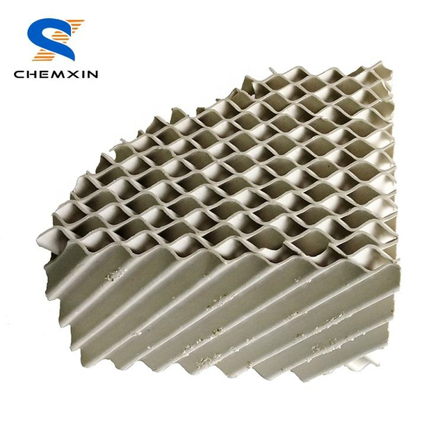 high quality 125Y 250Y 350Y light ceramic structured packing for packing scrubber tower