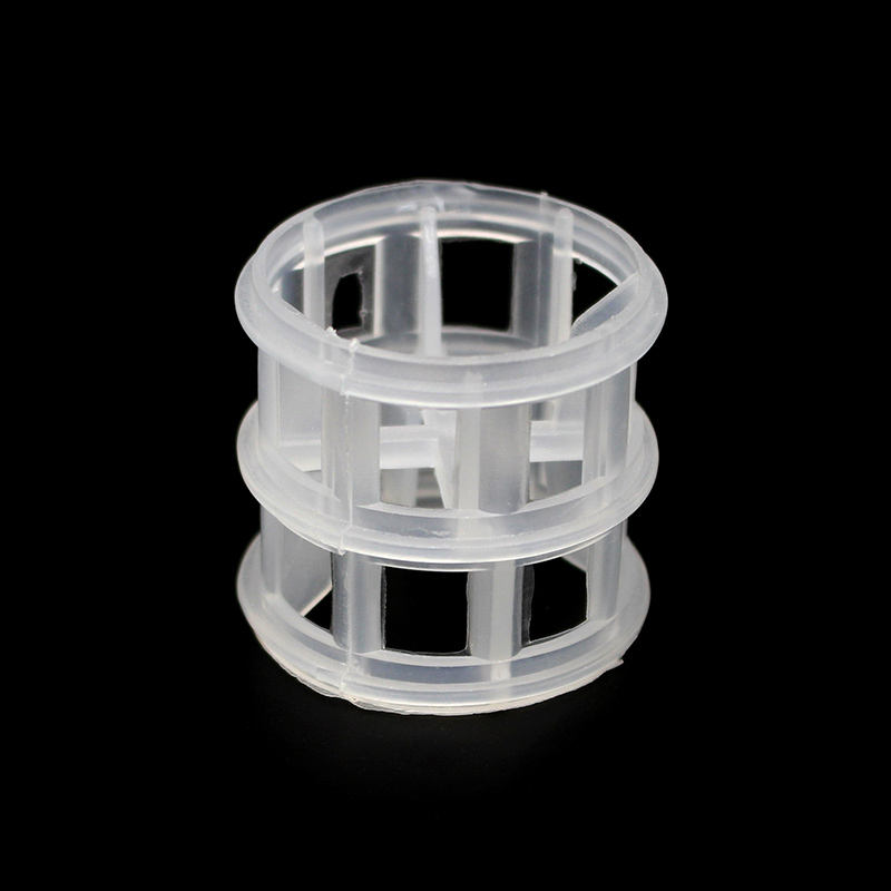 Plastic Hi-flow ring packing 25mm 50mm PVC CPVC PVDF plastic super hiflow ring for biotreatment