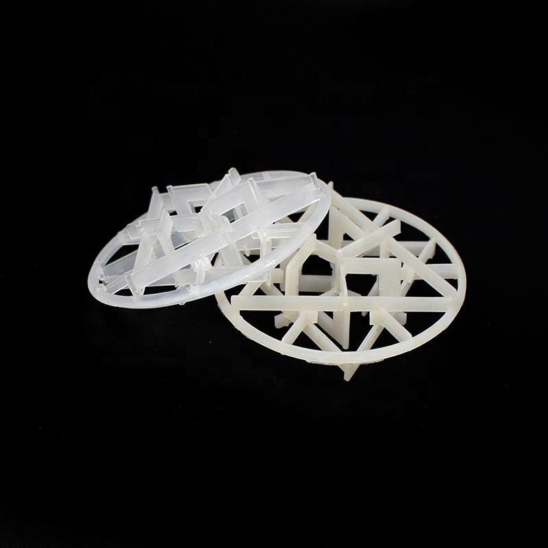 95mm PP RPP PE PVC plastic random packing intalox snowflake ring for stripping services